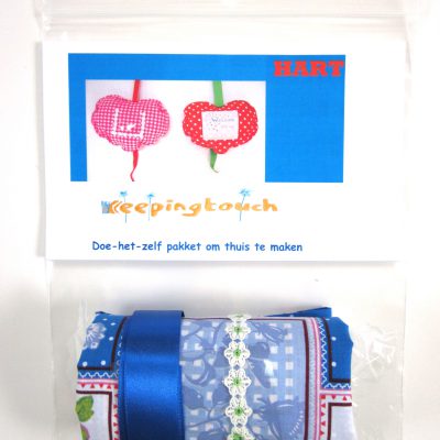 Knuffelhart make it yourself, Keepingtouch, in contact blijven met mooie momenten.