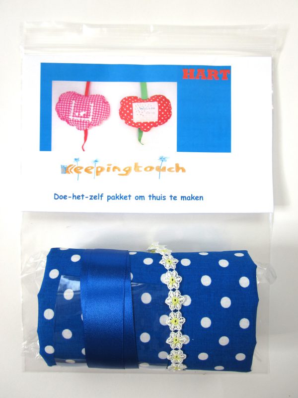 Knuffelhart make it yourself, Keepingtouch, in contact blijven met mooie momenten.