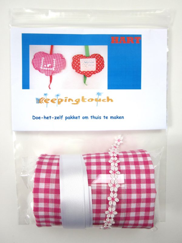 Knuffelhart make it yourself, Keepingtouch, in contact blijven met mooie momenten.