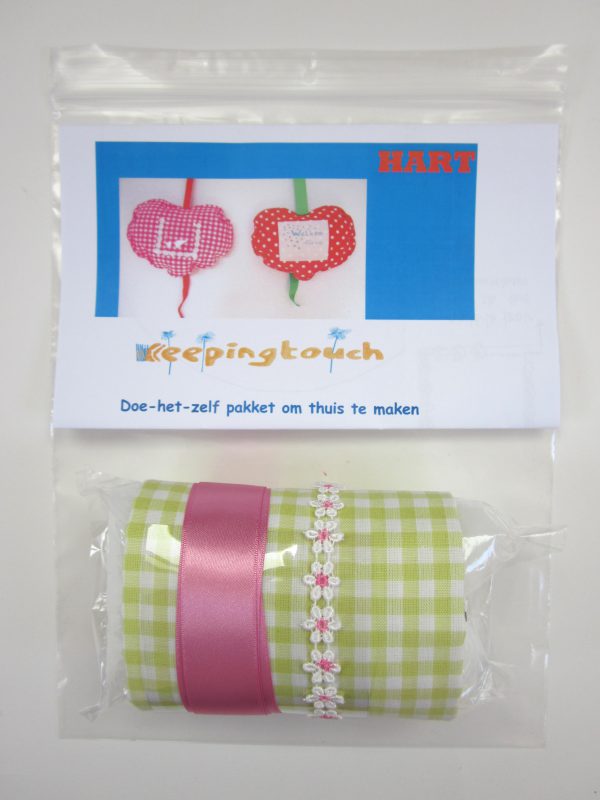 Knuffelhart make it yourself, Keepingtouch, in contact blijven met mooie momenten.