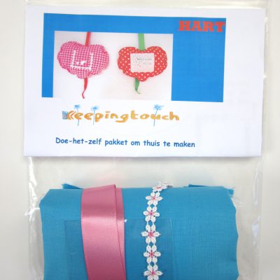 Knuffelhart make it yourself, Keepingtouch, in contact blijven met mooie momenten.