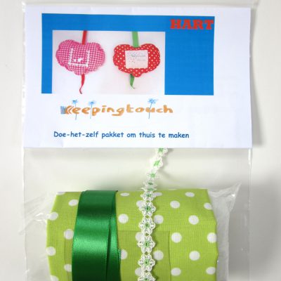 Knuffelhart make it yourself, Keepingtouch, in contact blijven met mooie momenten.