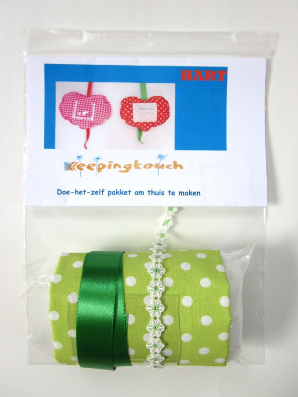 Knuffelhart make it yourself, Keepingtouch, in contact blijven met mooie momenten.