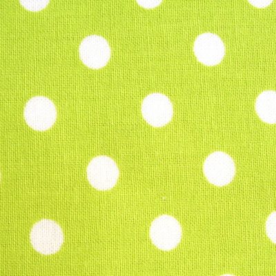 Groen met witte stippen