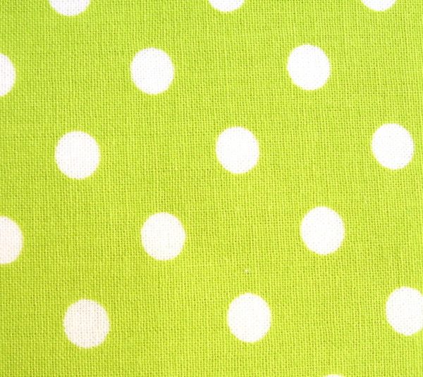 Groen met witte stippen